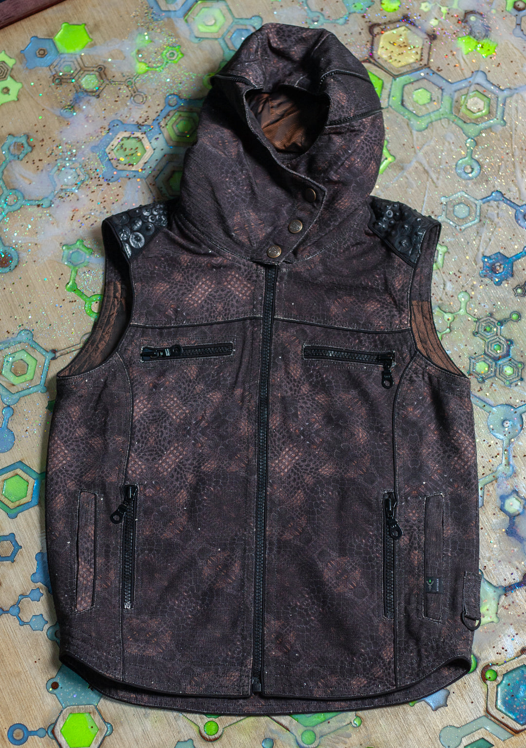 Sleeveless Jacket Men / Linen Water Resistant - GATORX